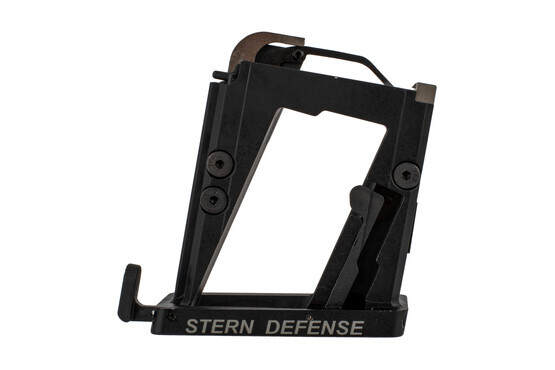 The Stern Defense MAG-AD9 magazine conversion block is designed for use with 9mm and 40 caliber Glock mags